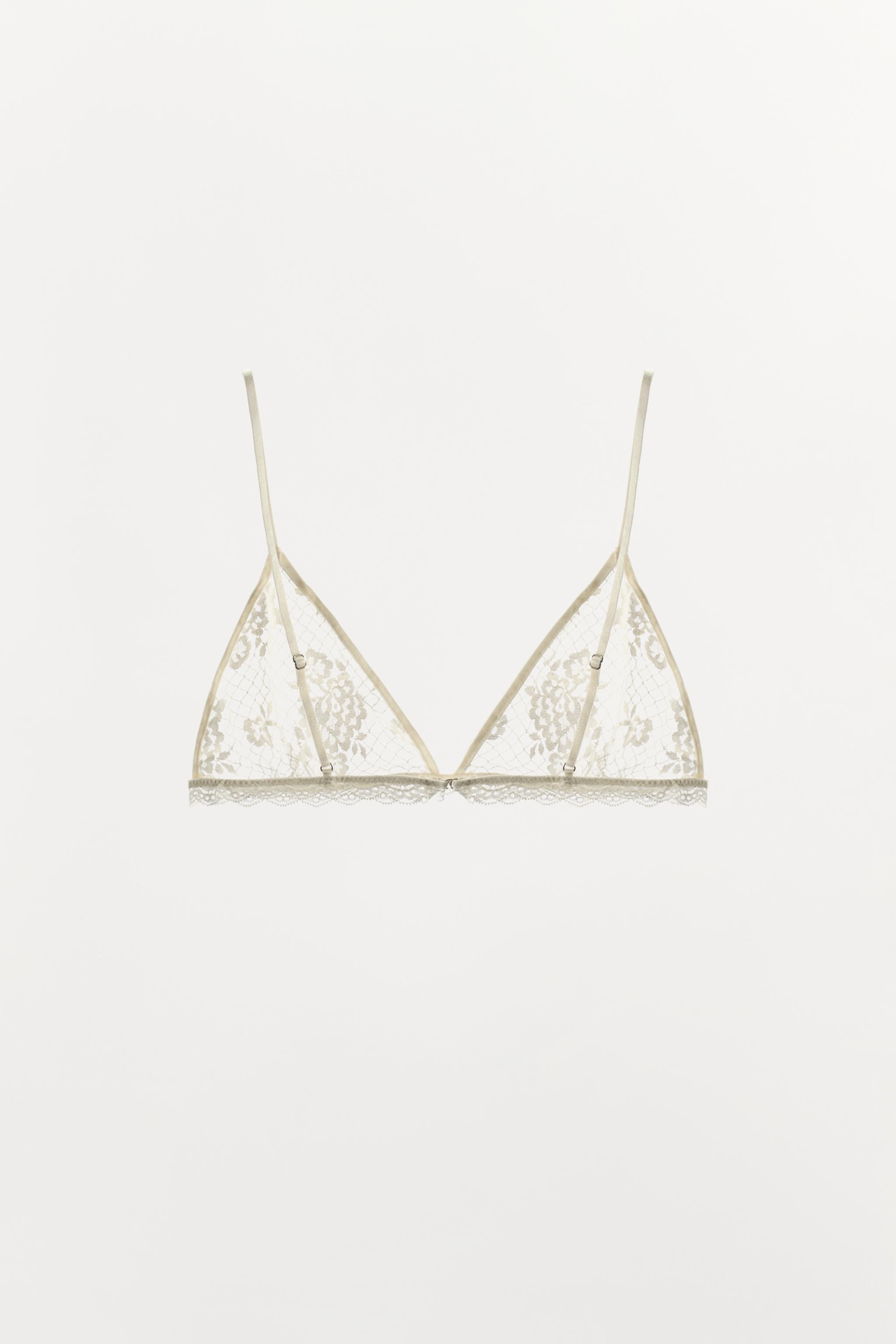 LACE TRIANGLE BRA